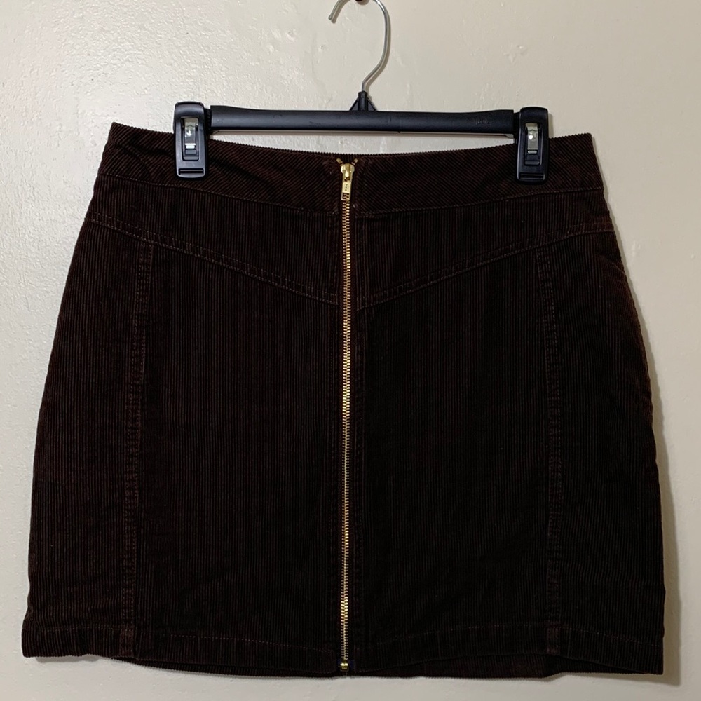 Wild Fable 
Brown corduroy skirt
